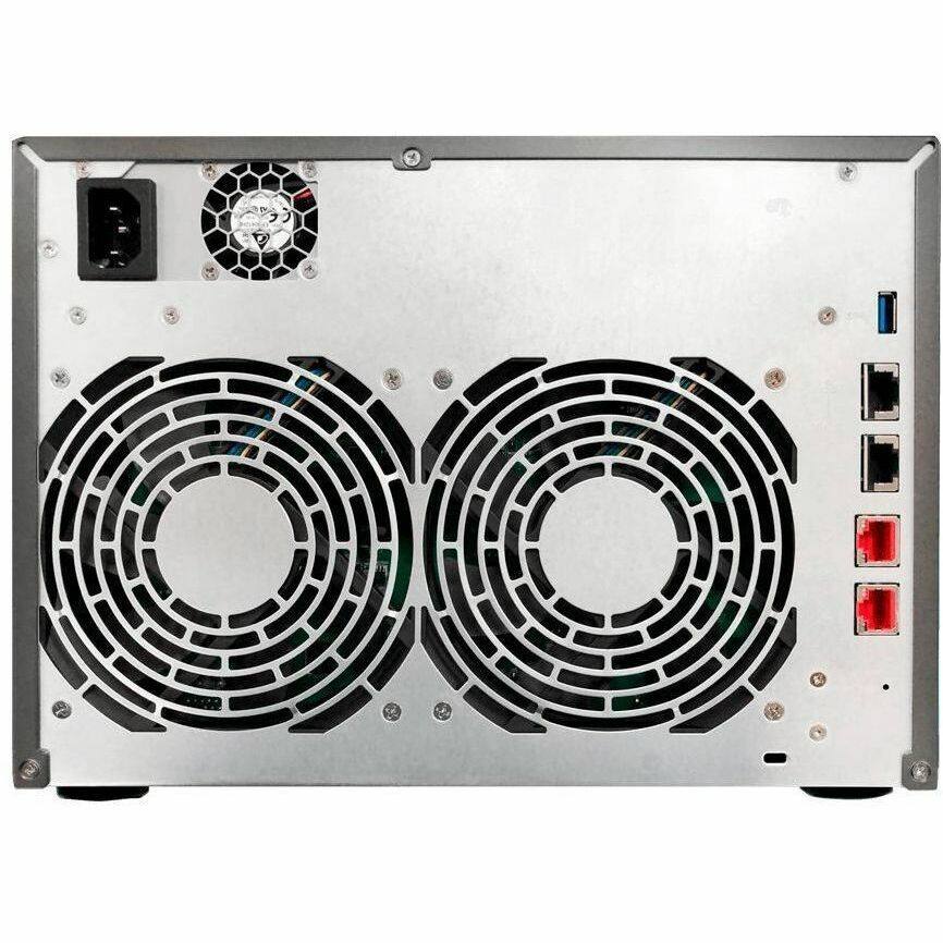 Back. Asustor - Lockerstor 10 AS6510T SAN/NAS Storage System.