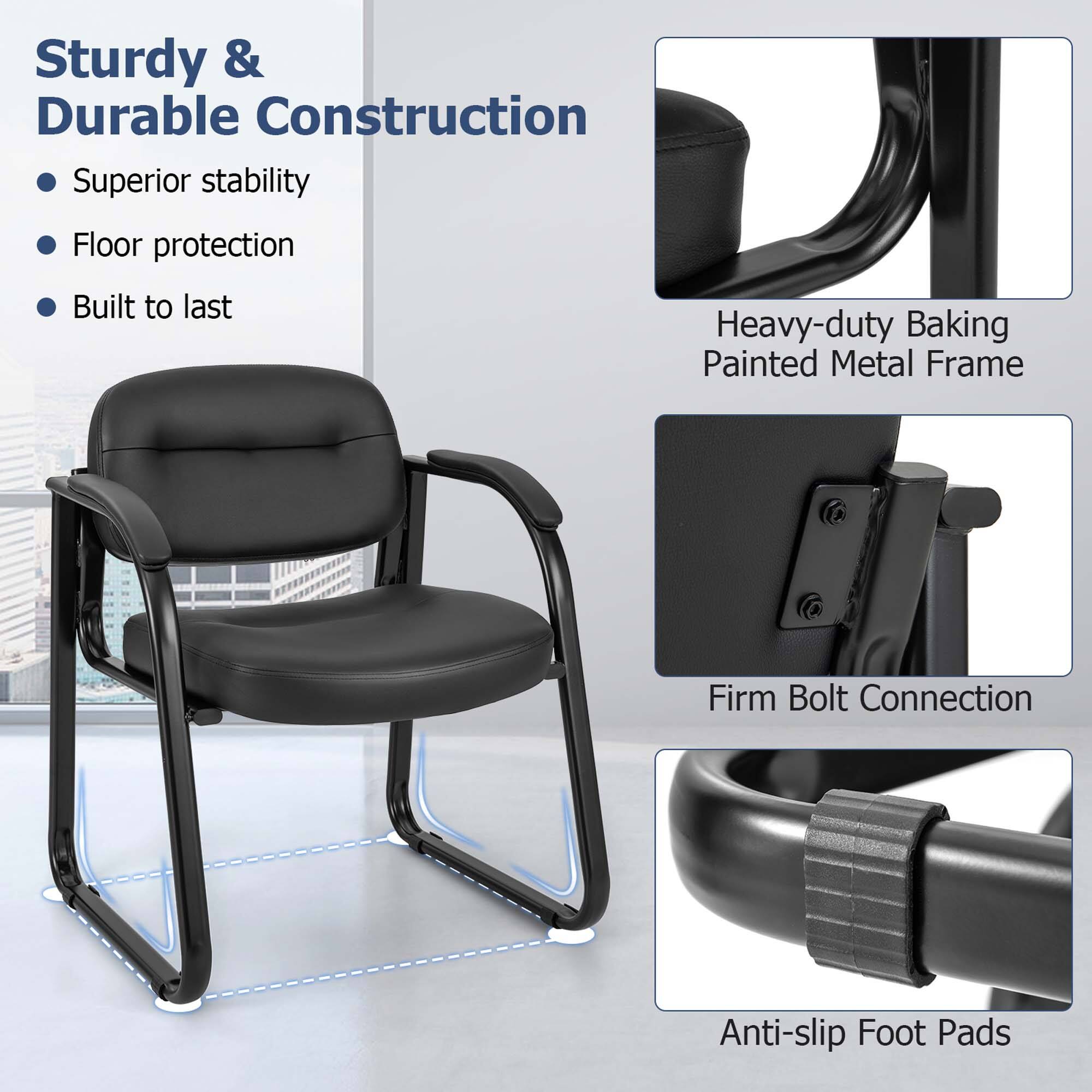 Sturdy & Durable Construction: Superior stability, Floor protection, Built to last, Heavy-duty Baking, Painted Metal Frame, Firm Bolt Connection, Anti-slip Foot Pads.