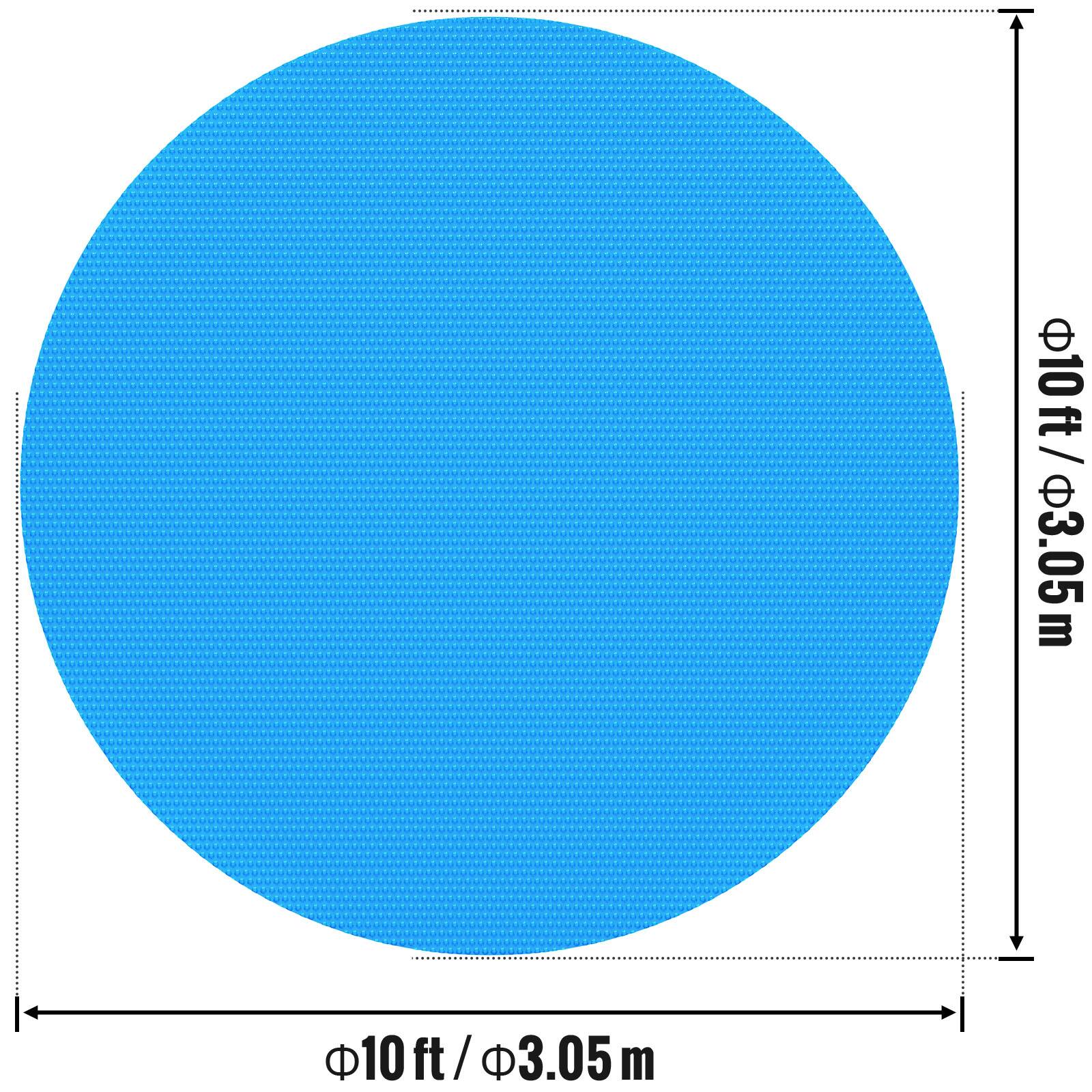 The text on the image is:

- "Φ10 ft / Φ3.05 m" (on the vertical line)
- "Φ10 ft / Φ3.05 m" (on the horizontal line)