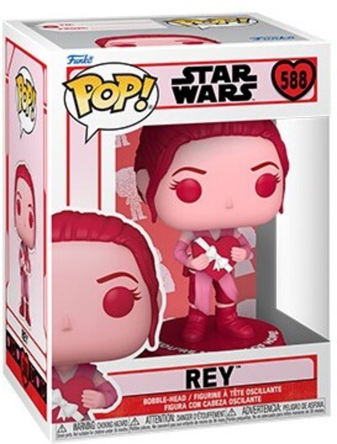 Fronks STAR 588 POP! WARS REY TTE OSCILANTE BOBBLE-HEAD FIGURINE CON CABEZA OSCILANTE ASERA FIGURA ERTENDA P DK X COULE A AC ATTENTION DINGE BARING 00G sOe A