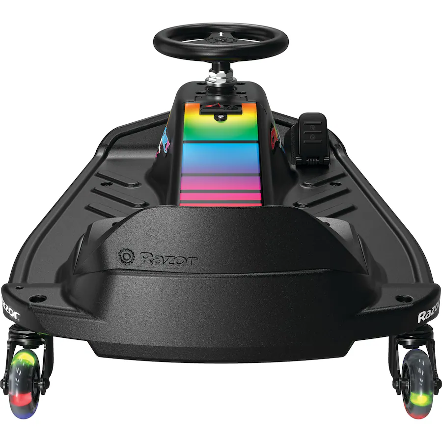 Kids Go Cart Razor Razor Crazy Cart Shift Lightshow Drifting Go Kart for Kids, LED Lights ...