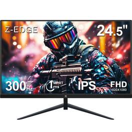 Z-Edge - UG25S 25 inch 1080P Full HD 1920 x 1080 300Hz (DP) 240Hz (HDMI) 1ms Flat Panel IPS Gaming Monitor - Black