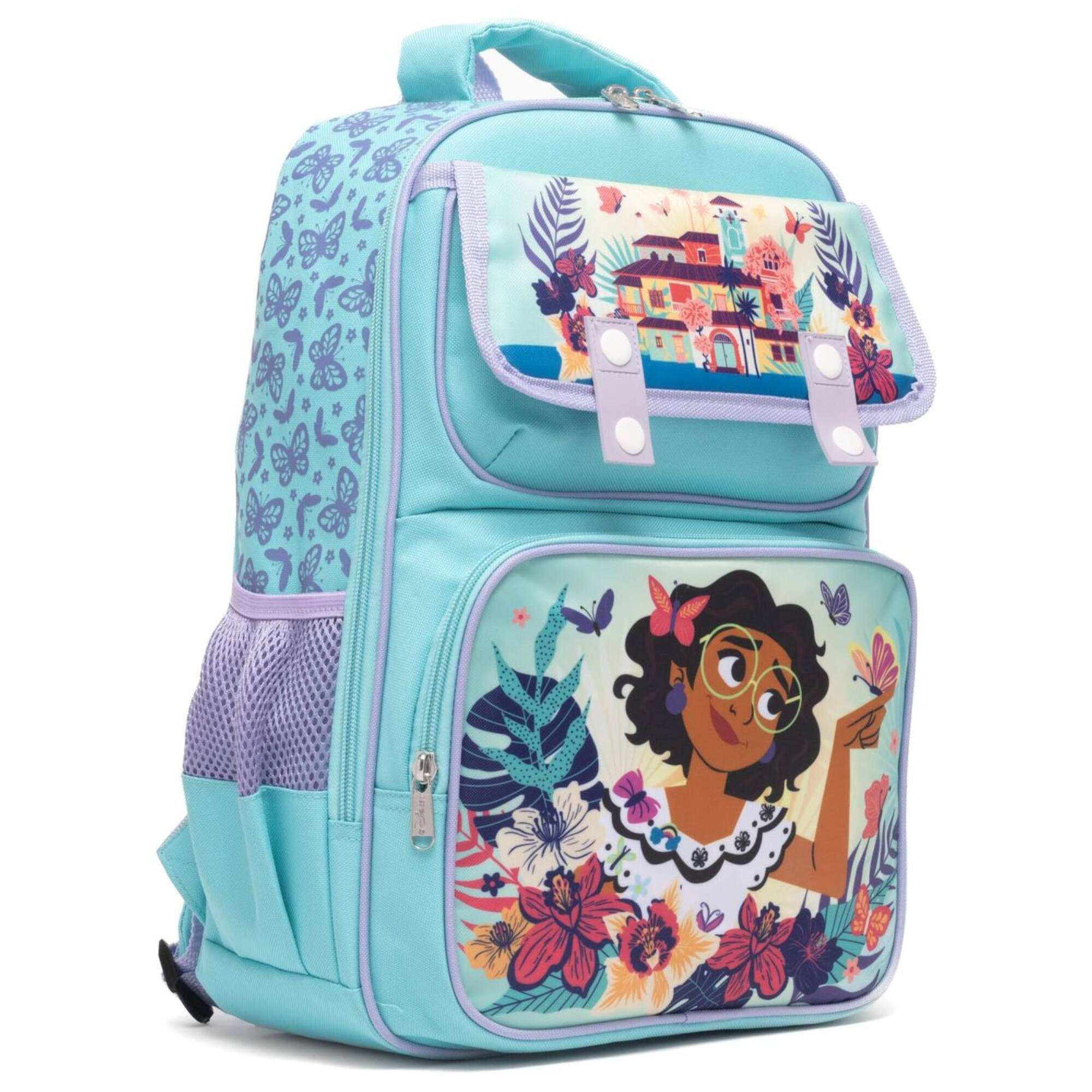 Alt View 1. UPD - Disney Encanto 15.5" Polyester Blue Large Backpack with 2 Front Pockets - Multicolored.