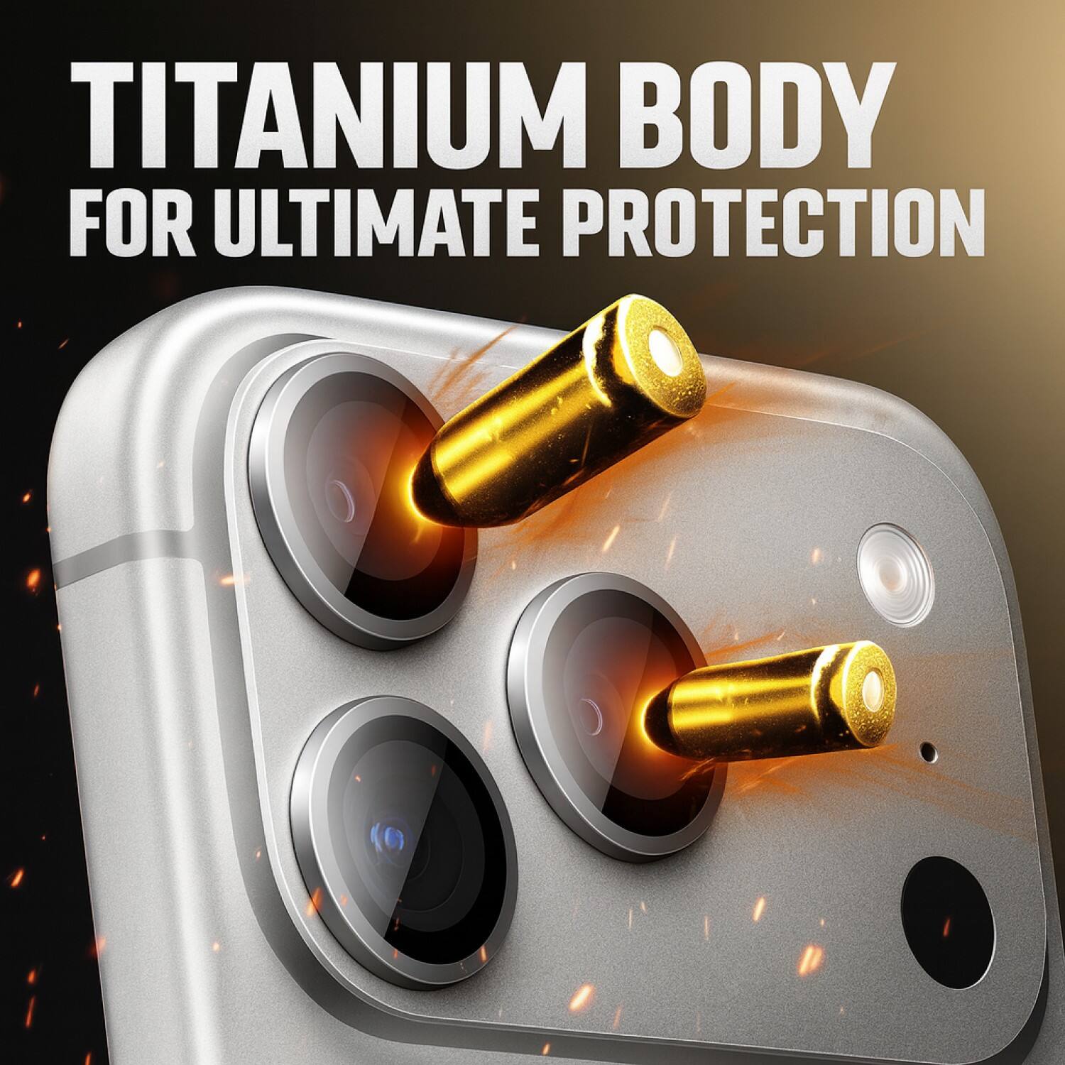 TITANIUM BODY FOR ULTIMATE PROTECTION