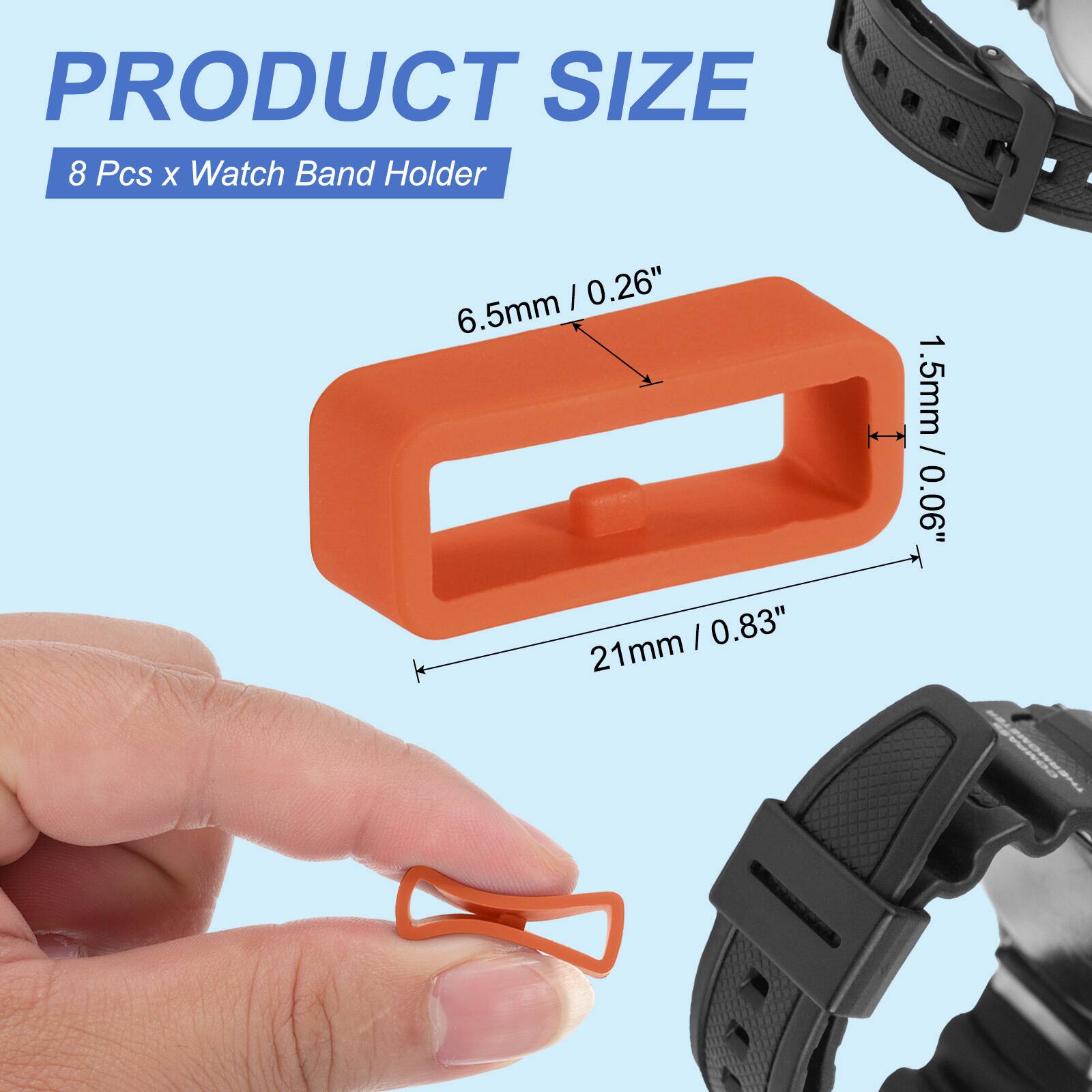 PRODUCT SIZE  
8 Pcs x Watch Band Holder  
6.5mm / 0.26"  
21mm / 0.83"  
1.5mm / 0.06"