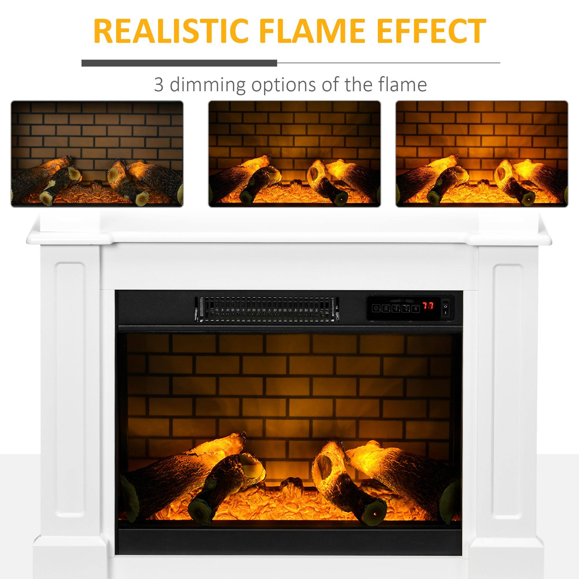 REALISTIC FLAME EFFECT

3 dimming options of the flame