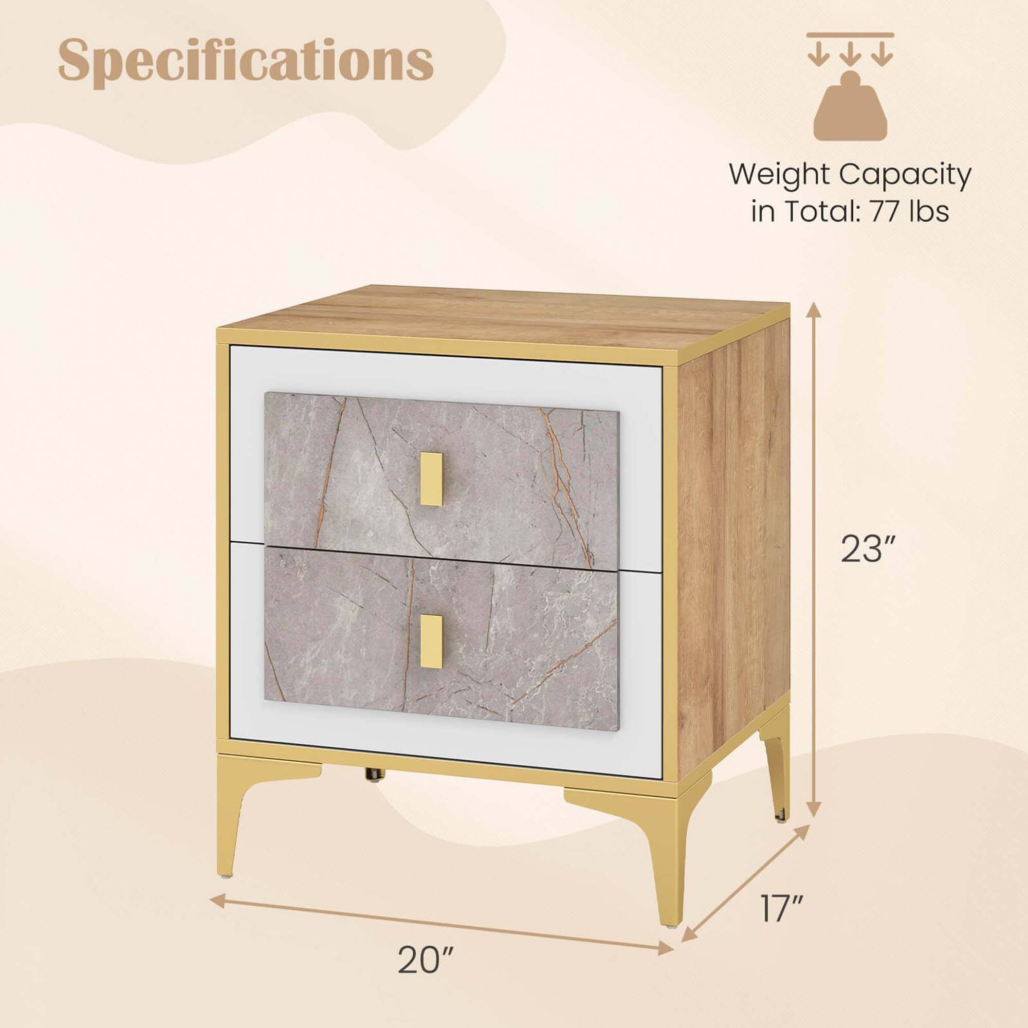 Specifications: Weight Capacity in Total: 77 lbs. 23" 20" 17".