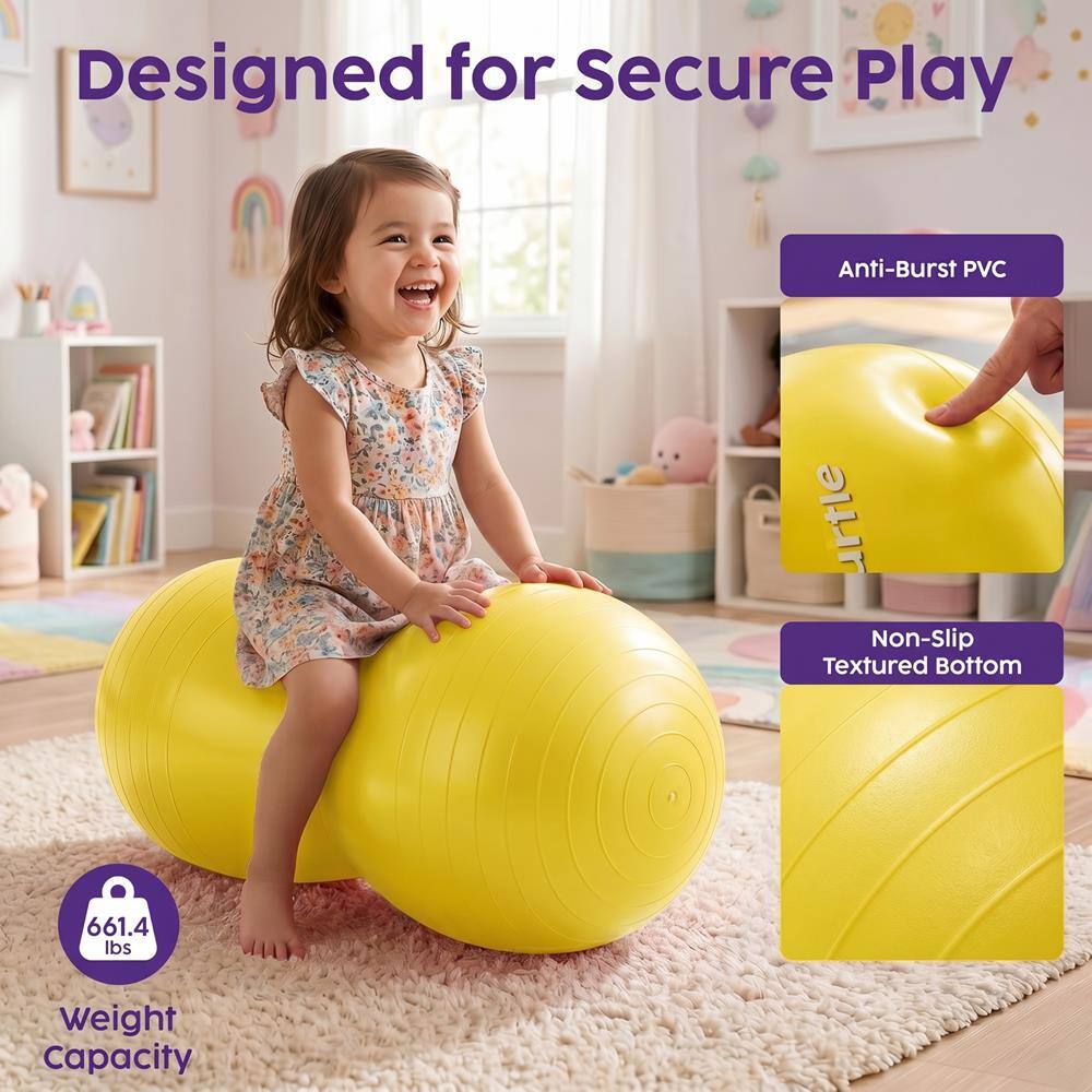 Designed for Secure Play  
Anti-Burst PVC  
Non-Slip Textured Bottom  
661.4 lbs Weight Capacity