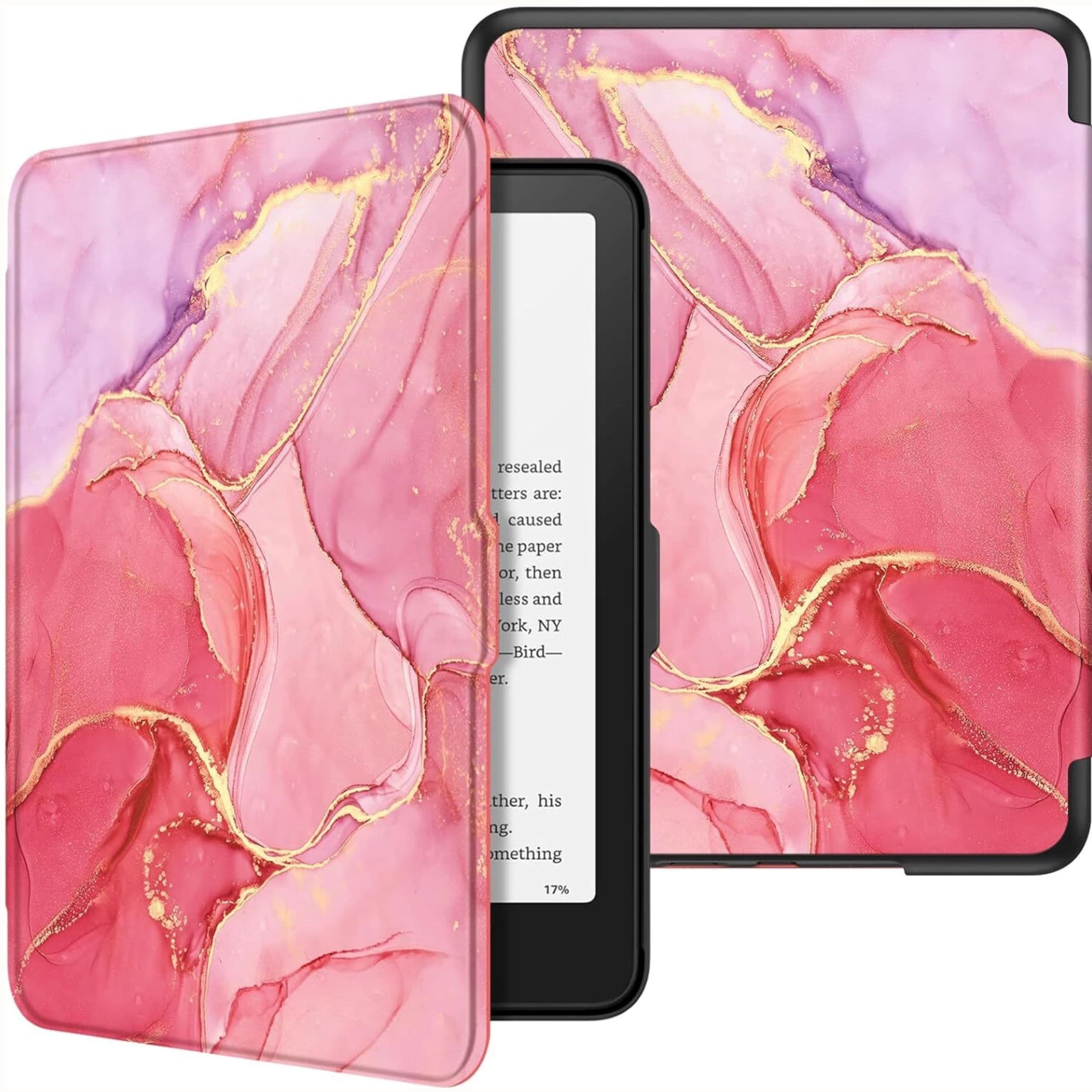 Kitcheniva - Premium Slim Case for Kindle Paperwhite 12th Gen 2024 With Auto Wake Sleep - Marble Pink price history on PriceWatchPro