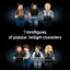 7 minifigures of popular Twilight characters.
