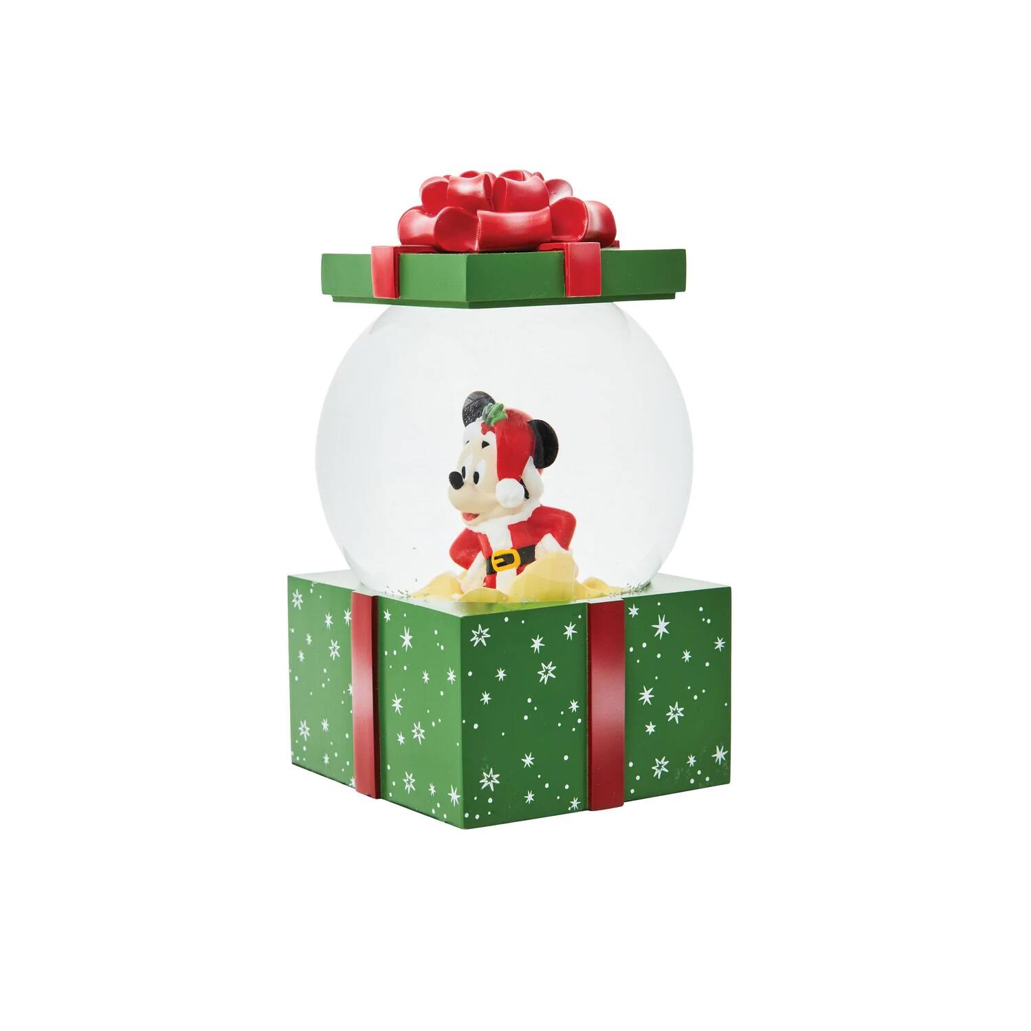 Alt View 2. Department 56 - Dept 56 Mickey Christmas Gift Waterball - Green.