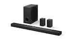 LG - 7.1.3-Channel S90TR Home Theater Soundbar with Wireless Subwoofer and Rear Speakers, Dolby Atmos, WOW Orchestra - Black