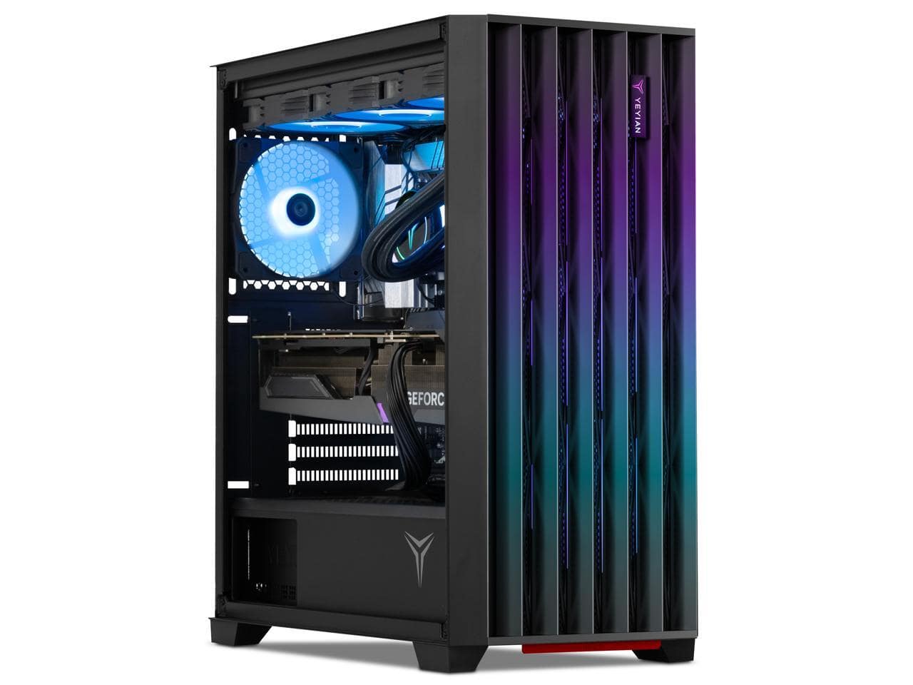 YEYIAN - Phoenix Gaming PC Intel Ultra 9 285K RTX 5080 32GB DDR5 2TB SSD Win 11 - Black