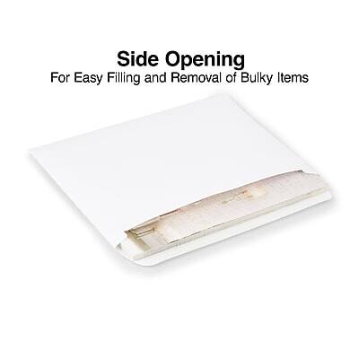 Side Opening  
For Easy Filling and Removal of Bulky Items