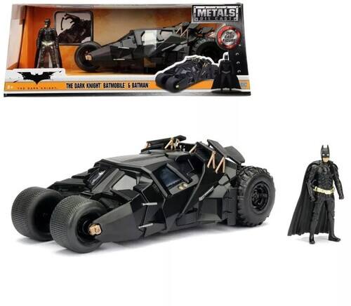 The text on the image is: "METALS DEE CASTE DI CAST FICURE THE DARK KNIGHT BATMOBILE 6 BATMAN."

Corrected and grouped text: "METALS DEE CASTE DI CAST FIGURE THE DARK KNIGHT BATMOBILE 6 BATMAN."