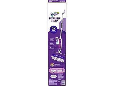 Swiffer Power Mop 5X

- 5X more cleaning power
- Easy to use and store
- Versatile design for various surfaces
- Includes mop head, handle, and refillable water tank
- Lightweight and ergonomic design
- Perfect for quick cleanups and deep cleaning
