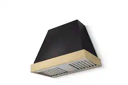 AGA - 36 inches - Externally Vented - Wall Range Hood - Matte Black