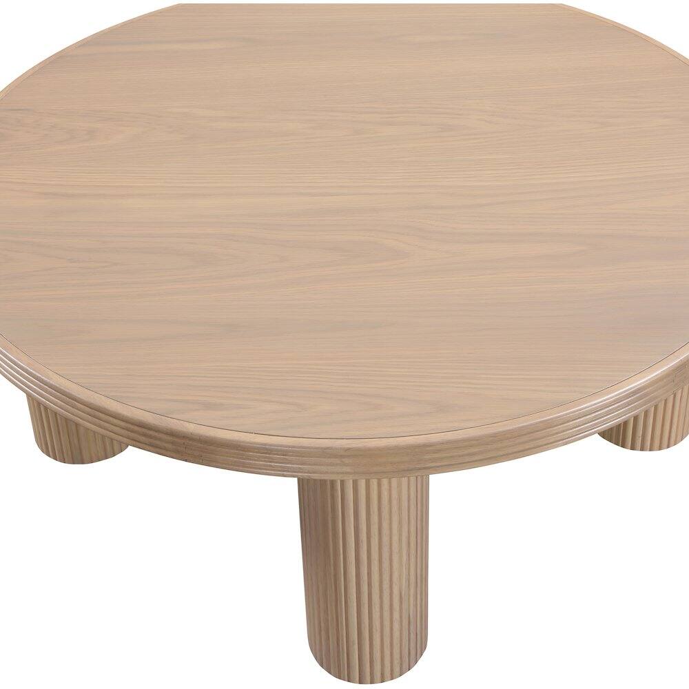 Alt View 2. Meridian Furniture - Hayden Natural Oak Coffee Table - Brown.
