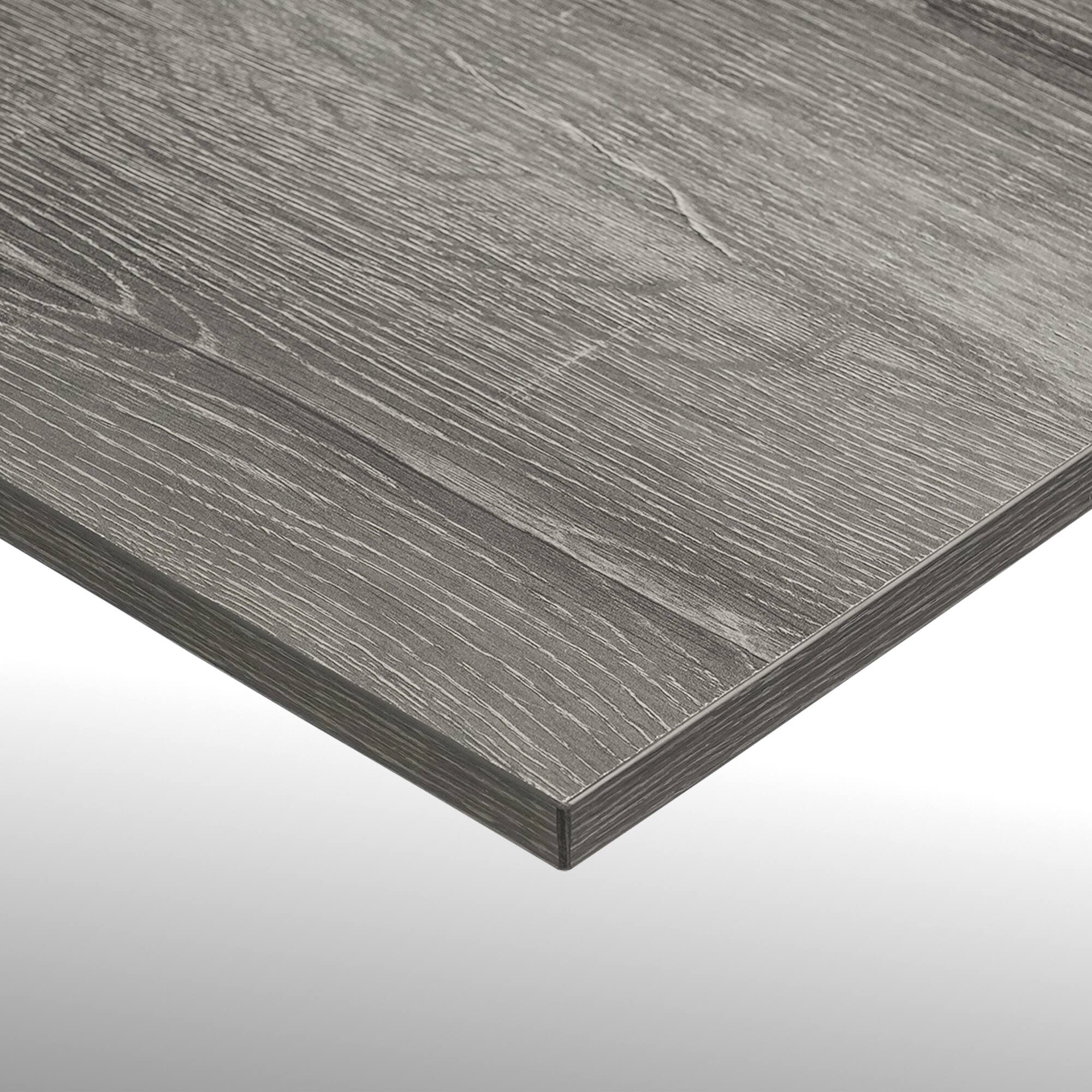 Left. Bestier - Modern Study Writing Desk - 43" Wide - Gray.