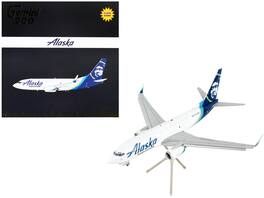GeminiJets - Boeing 737-700BDSF Commercial Aircraft with Flaps Down Alaska Air Cargo Tail Gemini 200 Series 1/200 - White with Blue