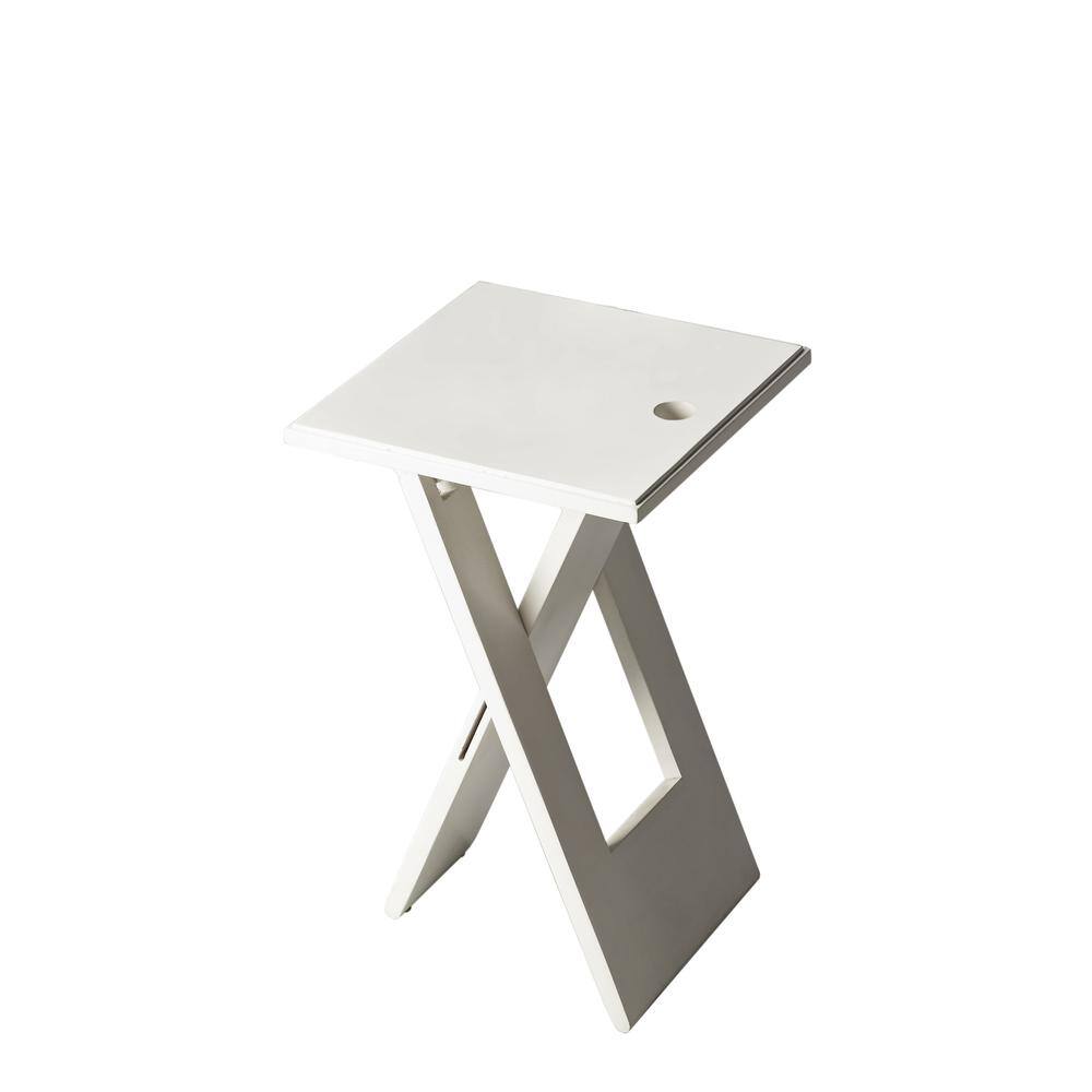 Left. Butler Specialty - Hammond Folding Side Table - White.