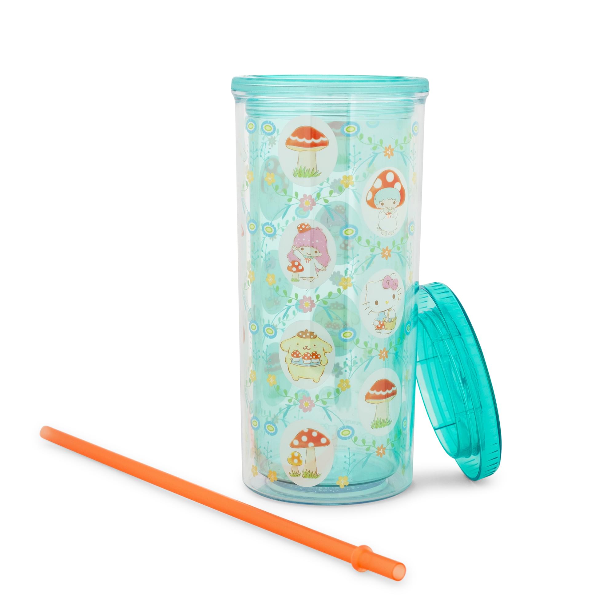 Alt View 10. Silver Buffalo - Sanrio Hello Kitty and Friends Mushroom Crew Carnival Cup | Holds 20 Ounces - Blue.