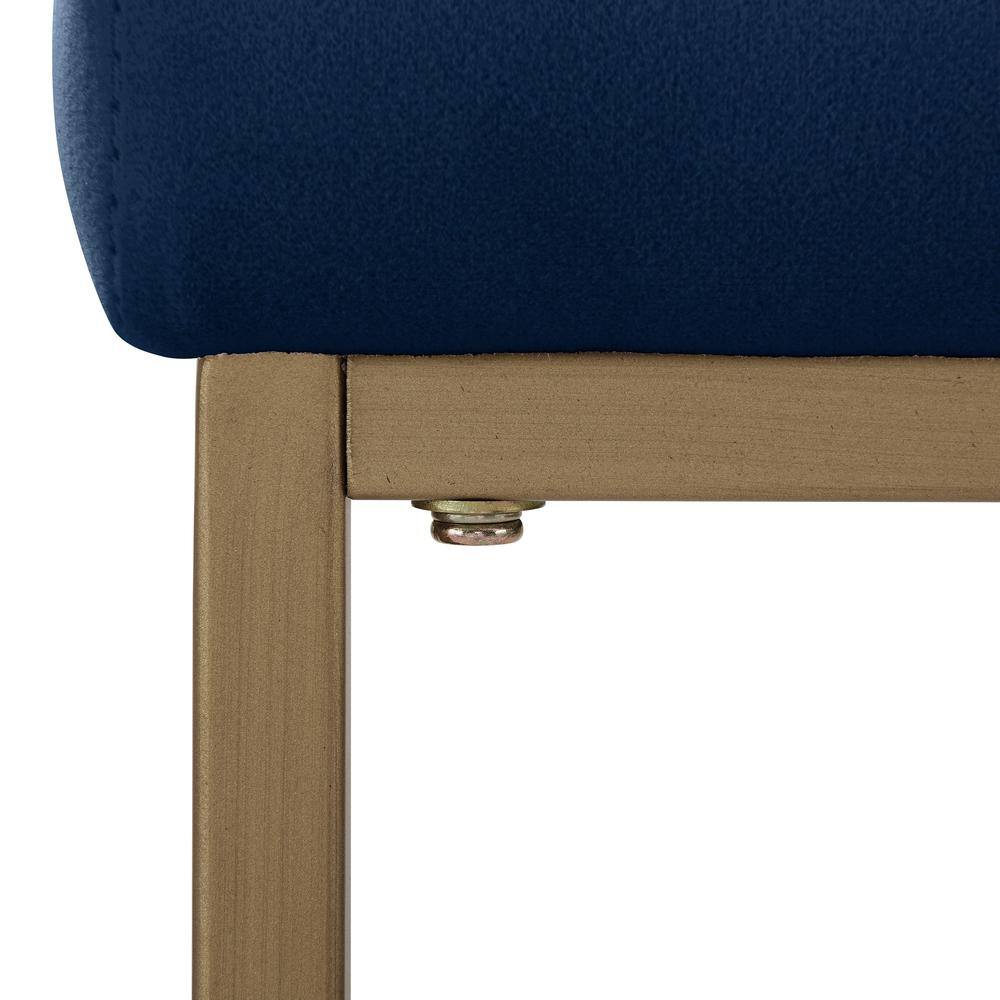 Alt View 1. Crosley Furniture - Harlowe 2-Piece Counter Height Bar Stool Set - 2 Stools - Navy.