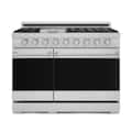 48 in. Wide 7 Burner Gordon Ramsay Series by Thor Kitchen 6.8 Cu. Ft Freestanding Gas Range - Stainless Steel