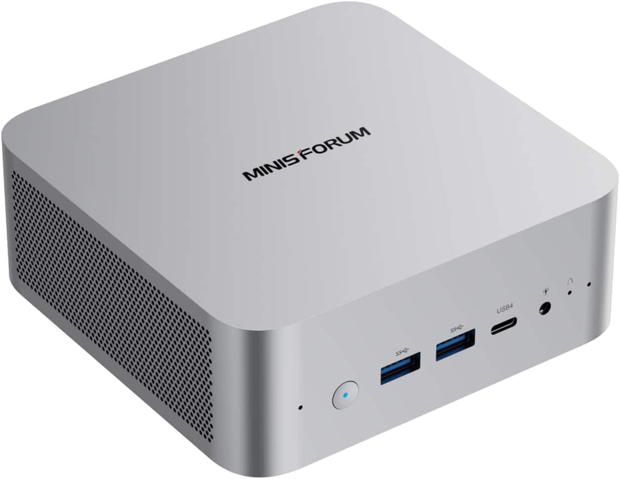 Minisforum - AI X1 Mini PC, AMD Ryzen 7 255, 16GB RAM, 1TB SSD, OCuLink Support - Silver