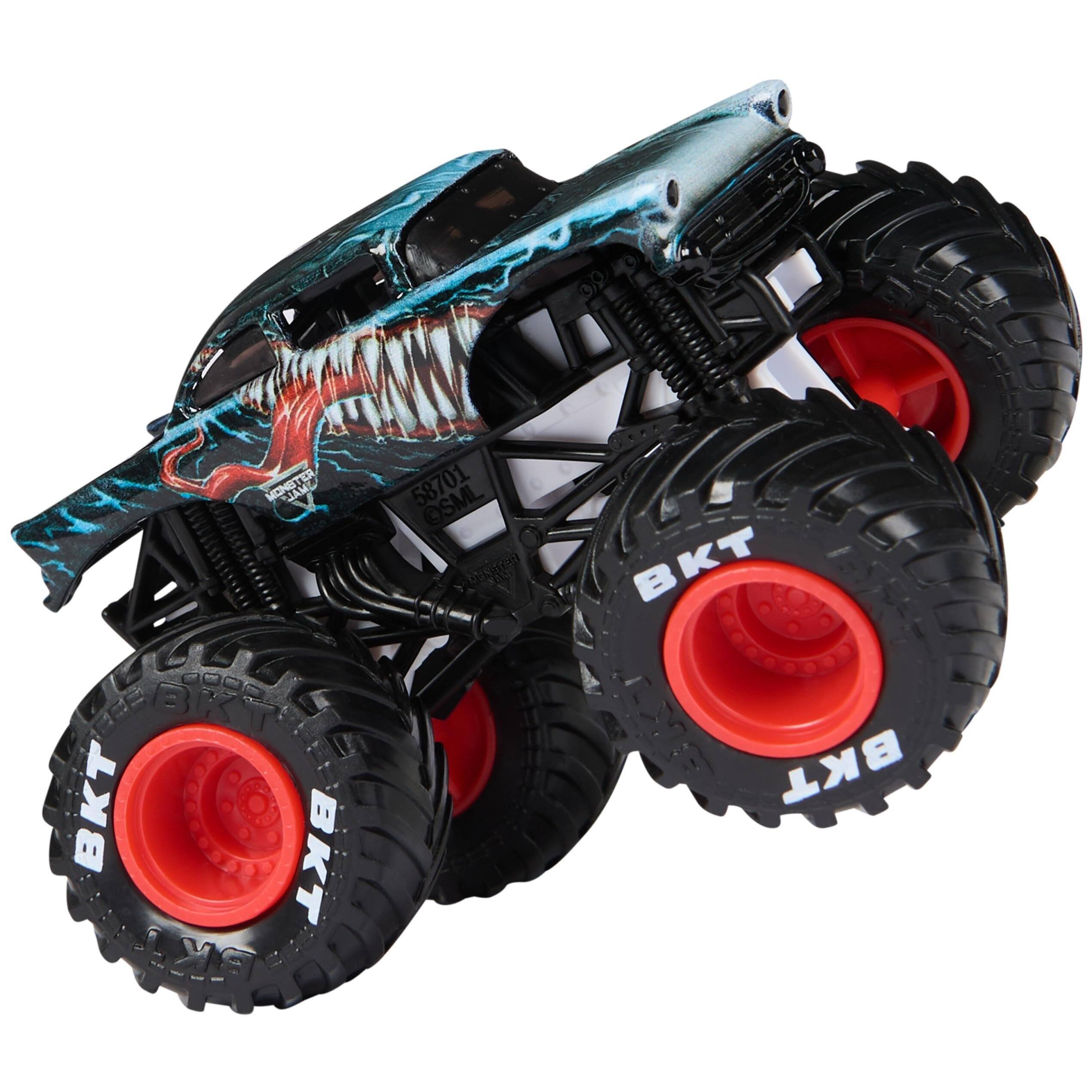 Monster Jam Venom vs Amazing Spider Man 1:64 Die Cast Monster