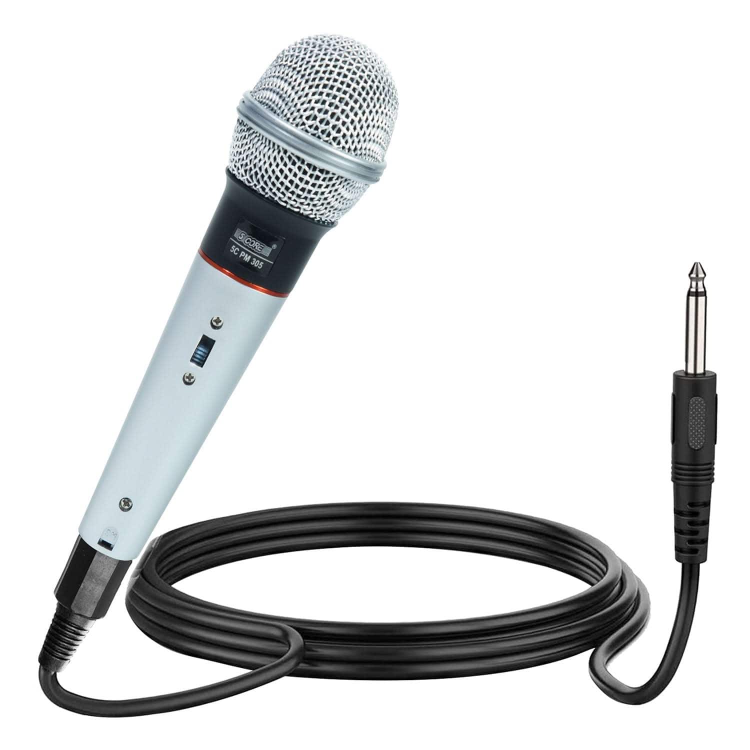 5 CORE - XLR Microphone Dynamic Mic Karaoke Singing Studio Mics Handheld  -PM 305