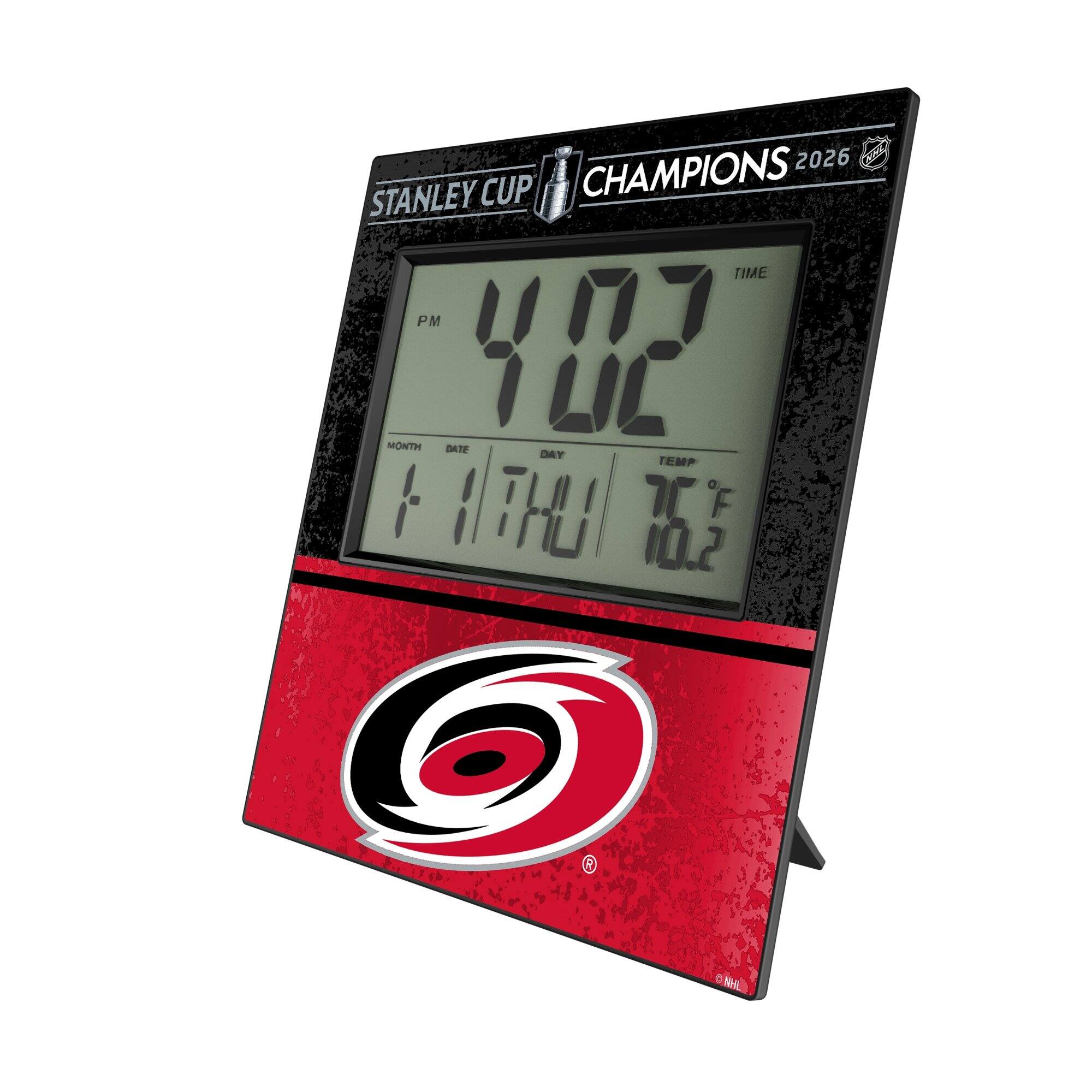 2026 STANLEY CUP CHAMPIONS  
TIME: 4:02 PM  
MONTH: 1  
DATE: 17  
DAY: THU  
TEMP: 76.2°F
