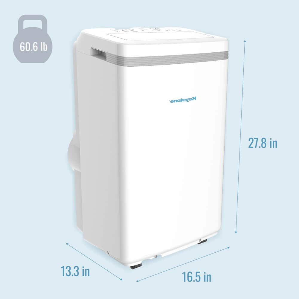 Keystone – 250 Sq. Ft. Portable Air Conditioner with Dehumidifier – White Sansujyuku sansujyuku.com