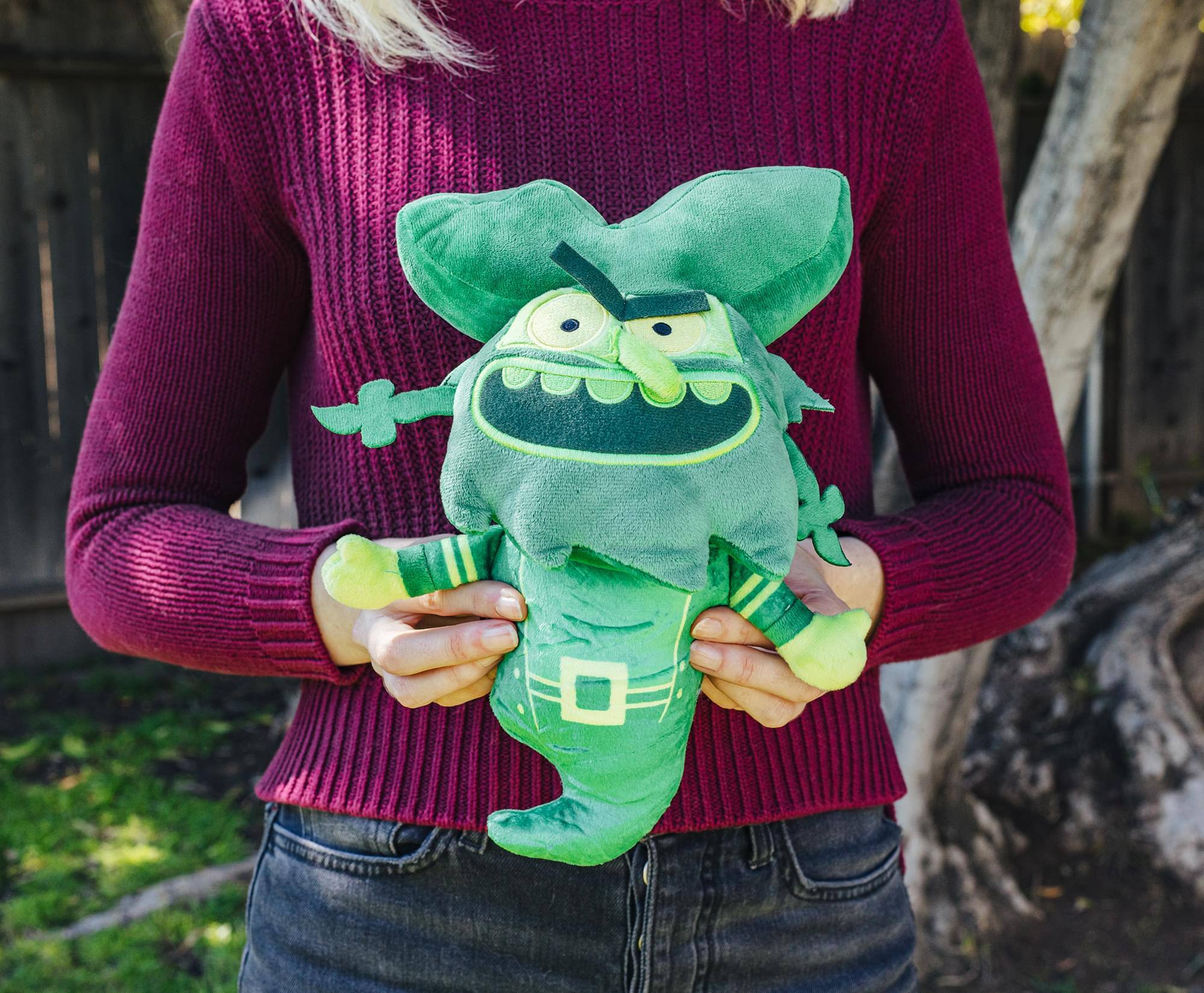 Alt View 3. Nickelodeon - Nickelodeon SpongeBob SquarePants The Flying Dutchman 10-Inch Plush - Green.