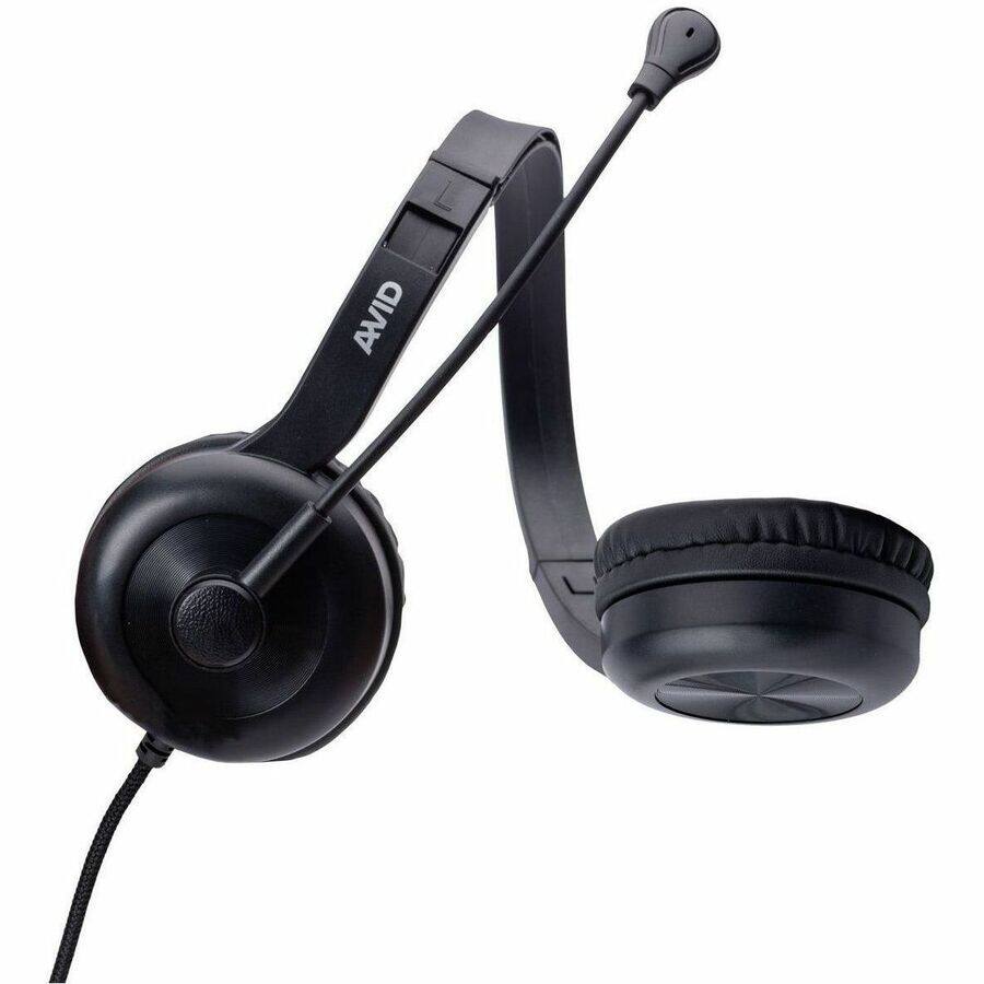 Alt View 3. Avid - AVID AE-15 Headset - Stereo - USB Type C - Wired - 32 Ohm - 20 Hz to 20 kHz - Over-the-head, On-ear - Binaural - Unknown.