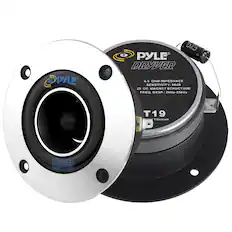PYLE DRYVER
4-8 OHM IMPEDANCE
SENSITIVITY: 98dB
20 OZ. MAGNET STRUCTURE
FREQ. RESP.: 2kHz-25kHz
T19
Titanium DRYVER