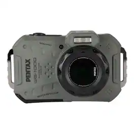 PENTAX - WG-1000 Waterproof Digital Compact Camera, Designed for Casual Outdoor and Underwater Photography, Waterpro - Olive