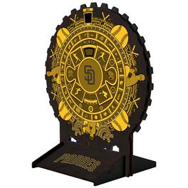 Fan Creations - San Diego Padres Aztec Circle Desk Calendar - Multicolor