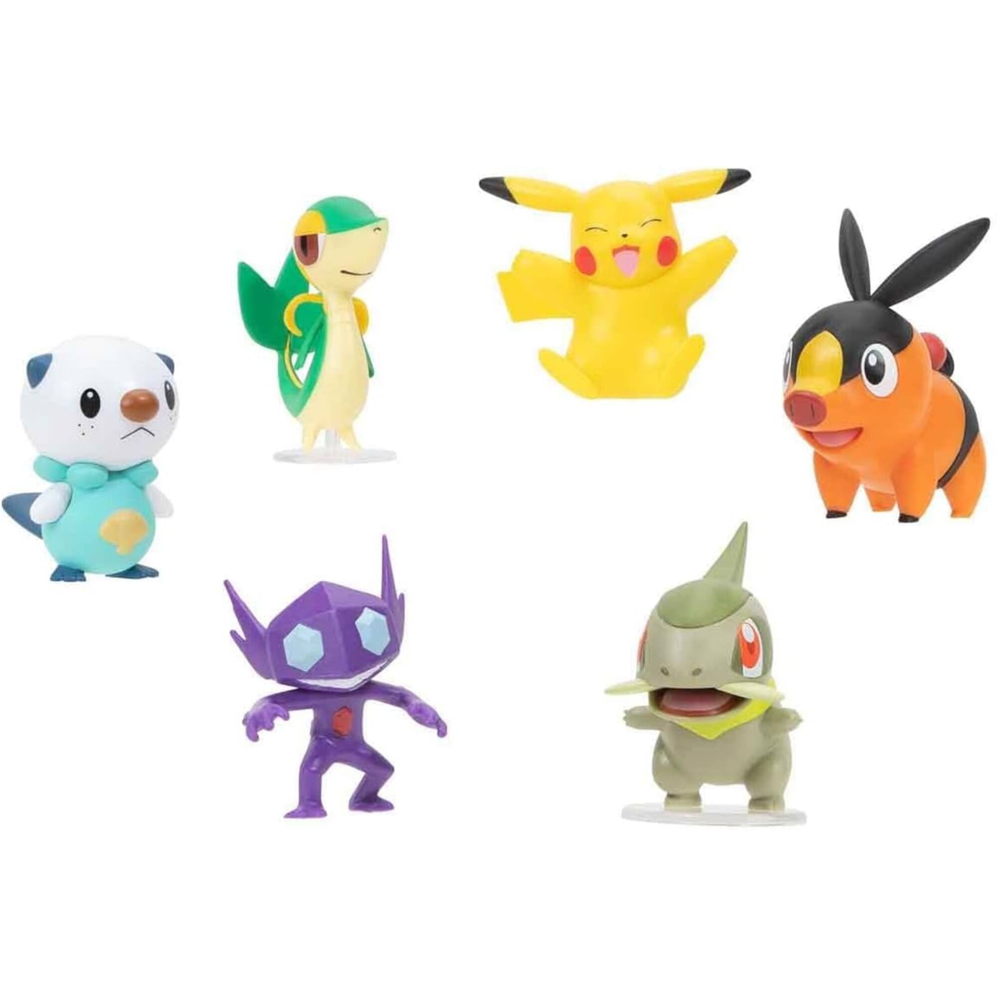 Alt View 1. Pokémon - Pokémon Battle Figure 6 Pack with Pikachu, Sableye, Axew and More - Multicolor.