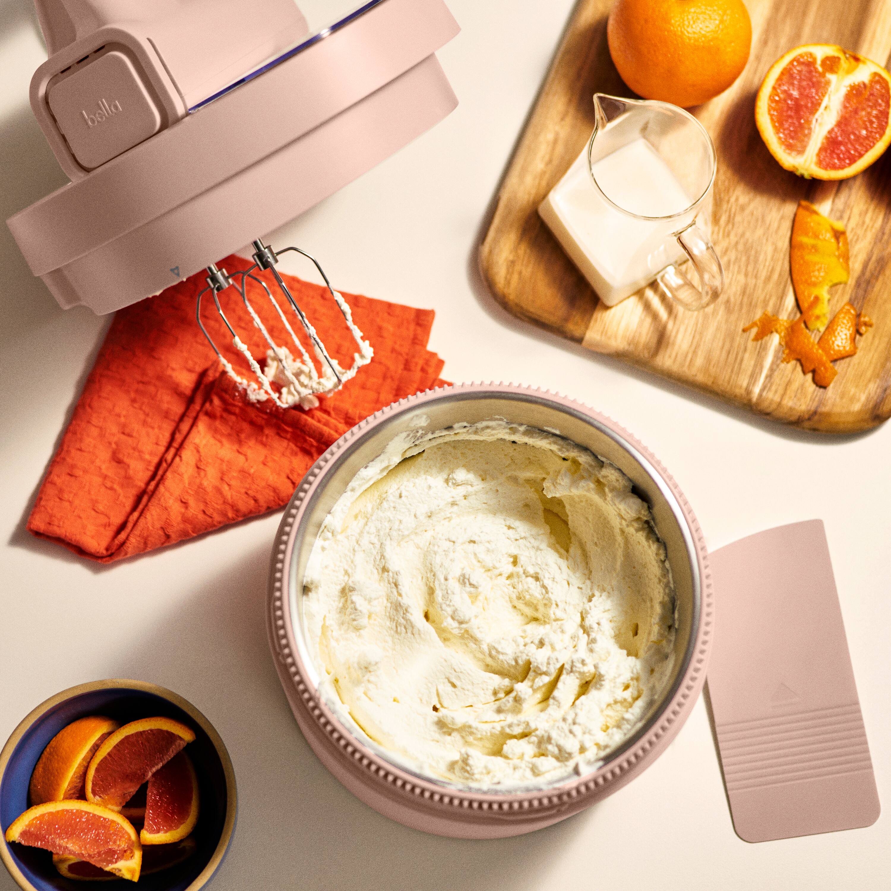 Alt View 5. Bella - 3.5-qt. Hand & Stand Mixer - Blossom.