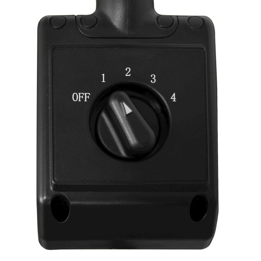 Alt View 10. XPOWER - 4 Speed 13" Ventilation Axial Air Mover, Blower, Fan with Built-in Power Outlets - Blue.