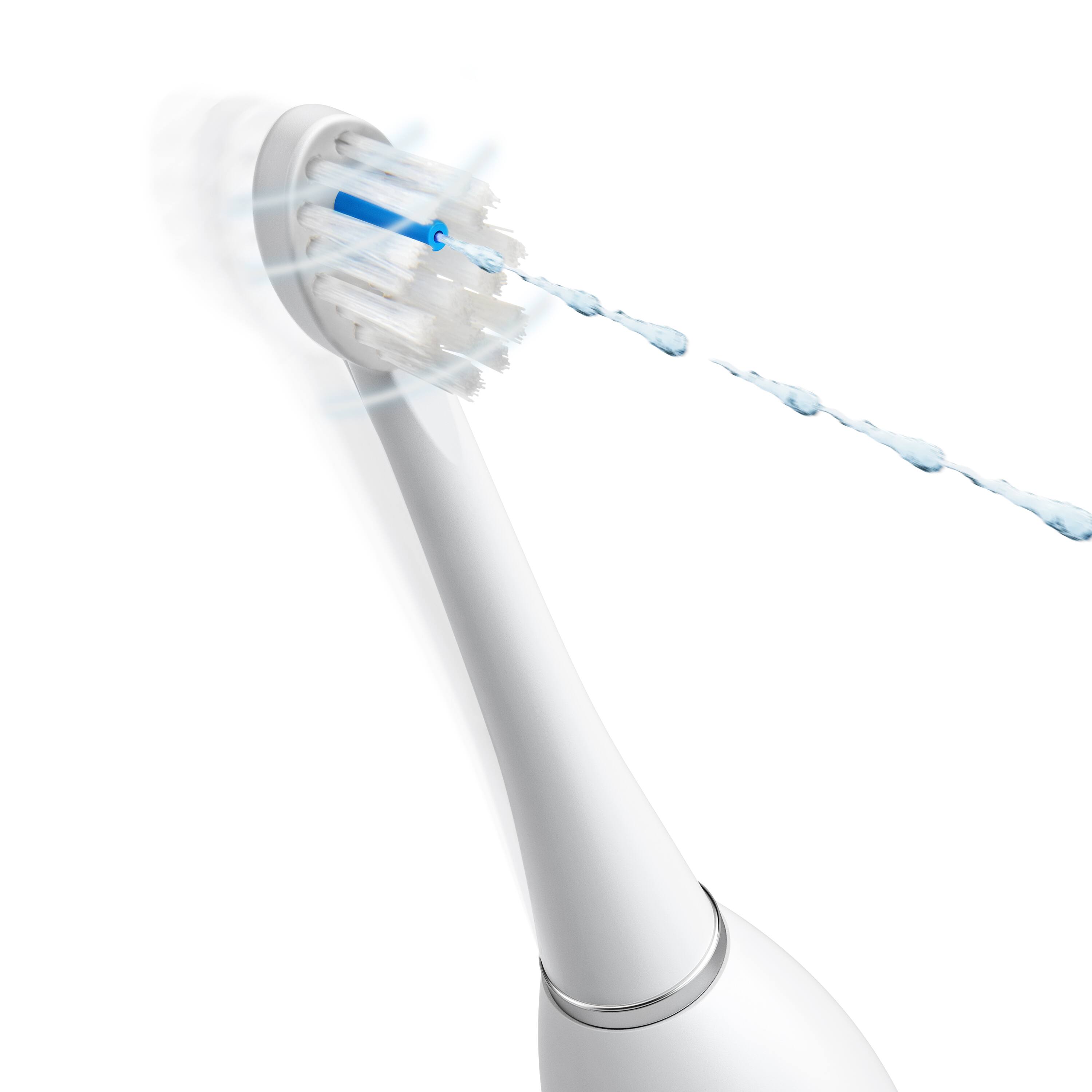Alt View 2. Waterpik - Genuine Sensonic Replacement Contour Toothbrush Heads - White.