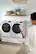 Alt View 29. LG - 5.0 Cu. Ft. High-Efficiency Stackable Smart Front Load Washer with Steam and TurboWash 360° - Alpine White.