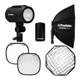 Profoto - A2 Monolight, Clic Softbox 2 Octa, Clic Softgrid 2 Octa