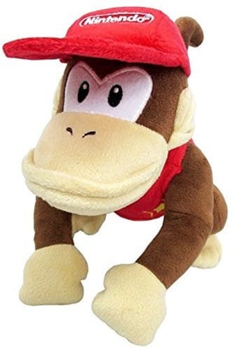 Little Buddy - Super Mario Bros. Diddy Kong 7" Plush - COLLECTABLES - Multicolor - Front_Zoom