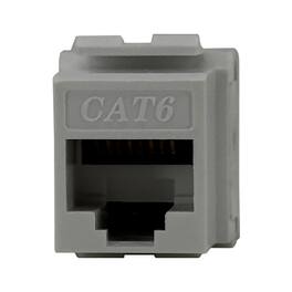 DataComm Electronics - 20-3426-uwh-10 Cat-6 Data Jack, 180deg Configuration, Ultra 10 Pack - White