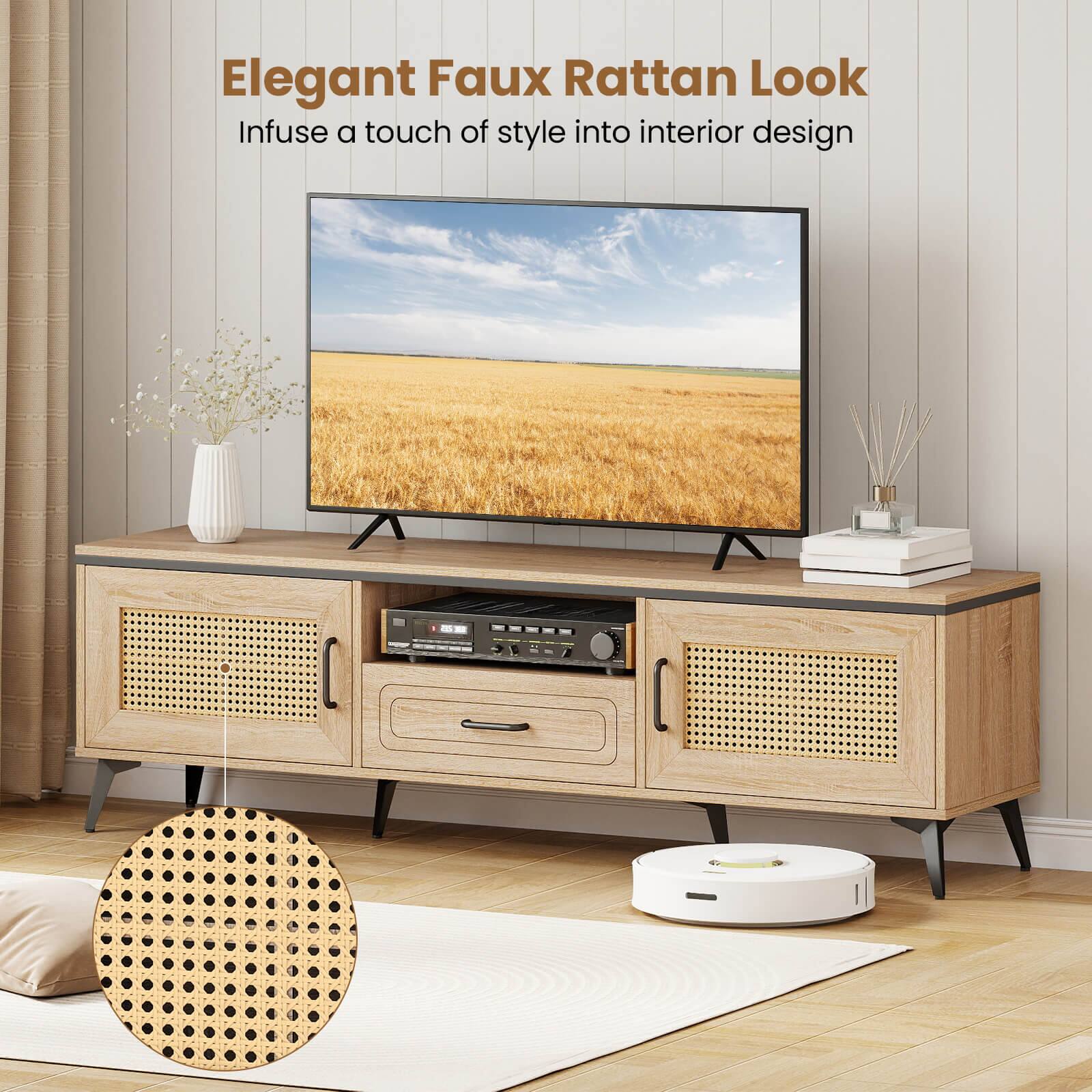 Elegant Faux Rattan Look  
Infuse a touch of style into interior design