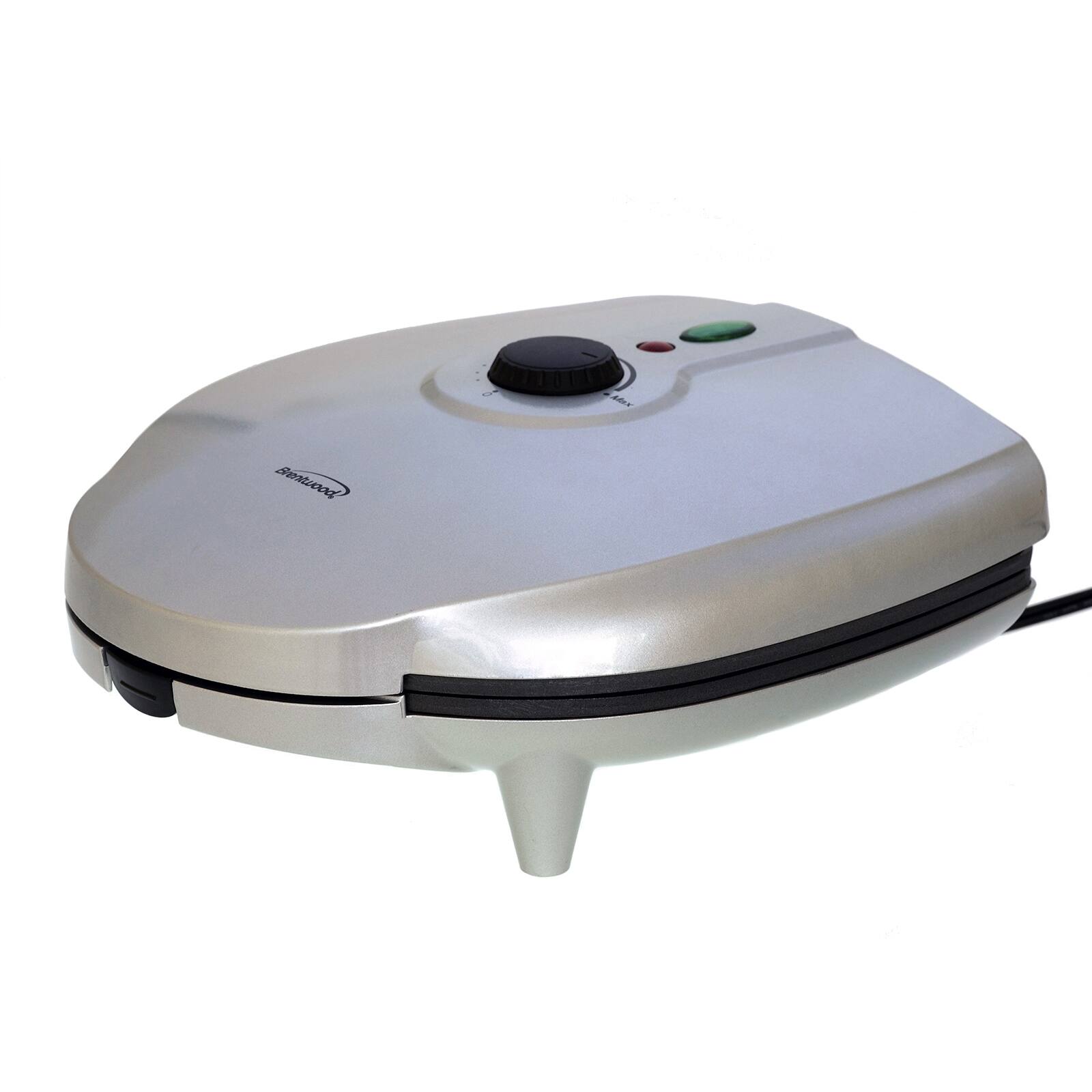 Alt View 7. Brentwood - Brentwood AR-136 6 Piece Non-Stick Arepa Maker - Silver.