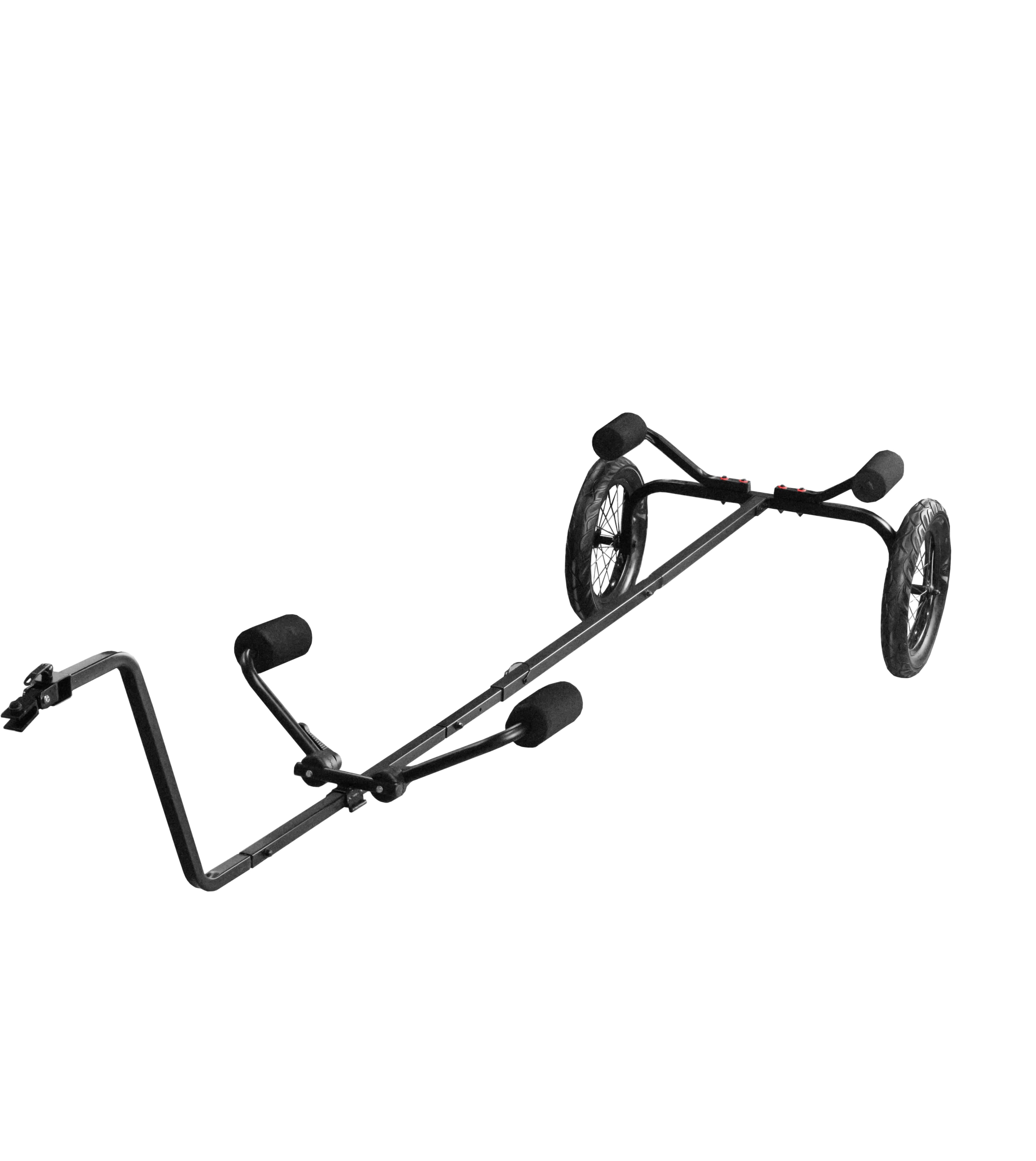 Rambo Bikes - Rambo Heavy-Duty Adjustable Canoe & Kayak Cart - Black