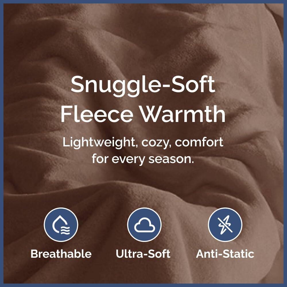 Snuggle-Soft Fleece Warmth  
Lightweight, cozy, comfort for every season.  

- Breathable  
- Ultra-Soft  
- Anti-Static
